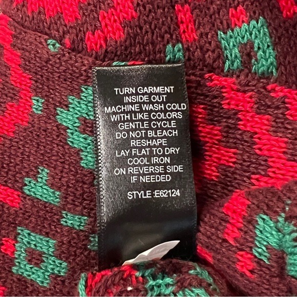 Ugly Christmas Sweater Santa Beer and Shot Size XL Holds Beer Bottle - Picture 8 of 16